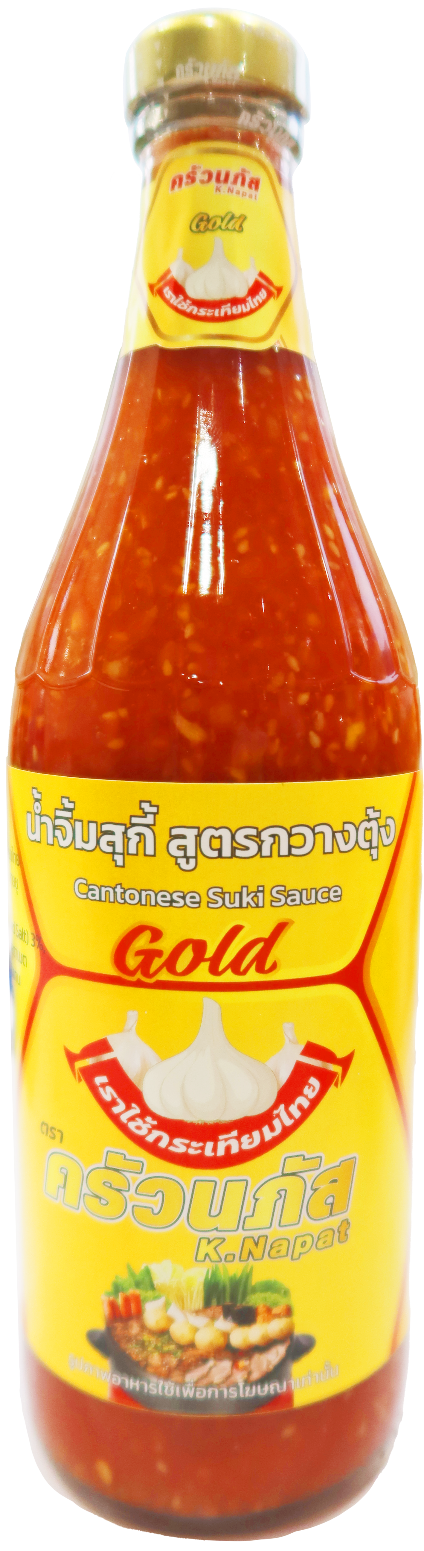 Kruanapat Cantonese Suki Sauce (Glass Bottle) 830g x 12 Bottles